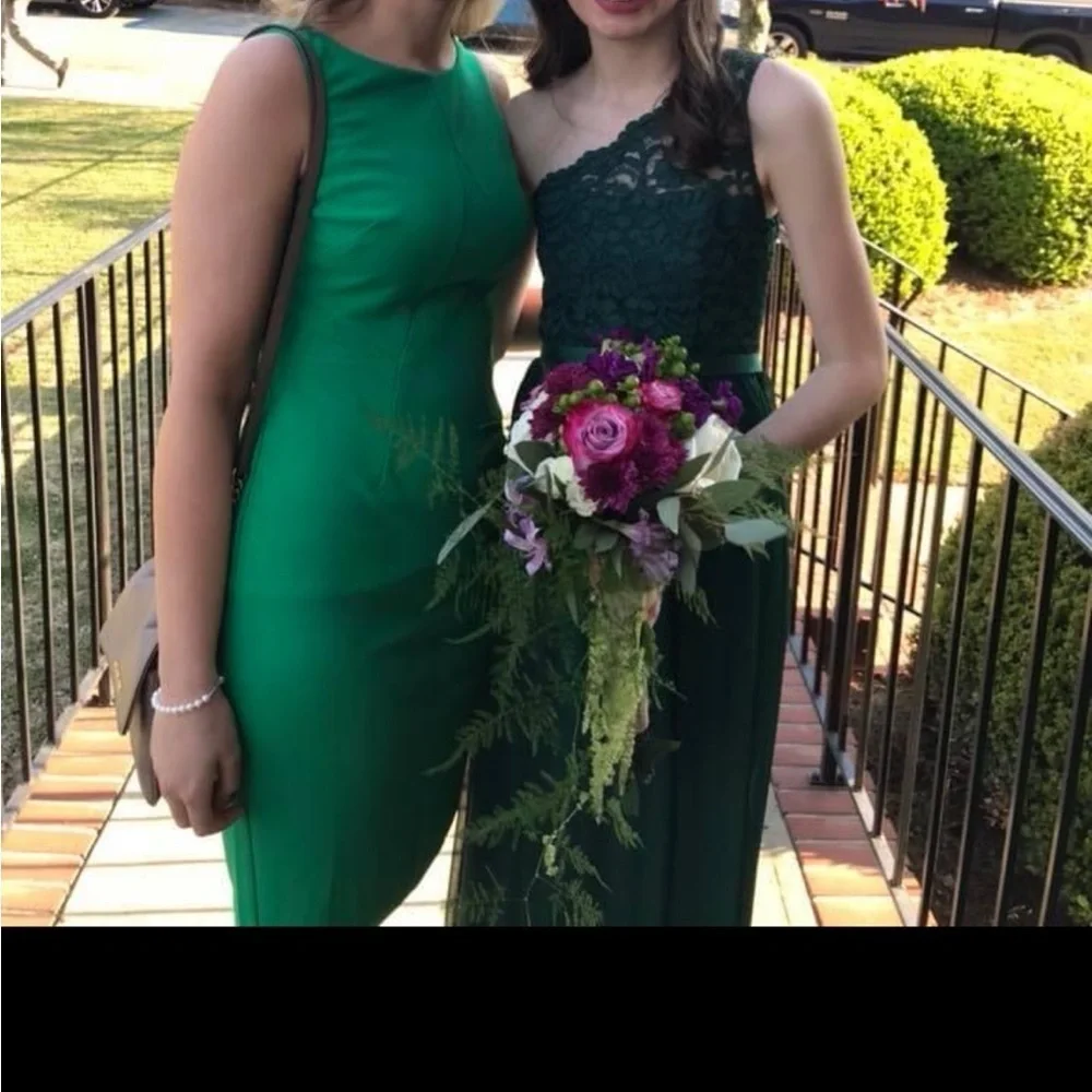 Vince Camuto Green Dress Size 4 - Picture 5 of 5